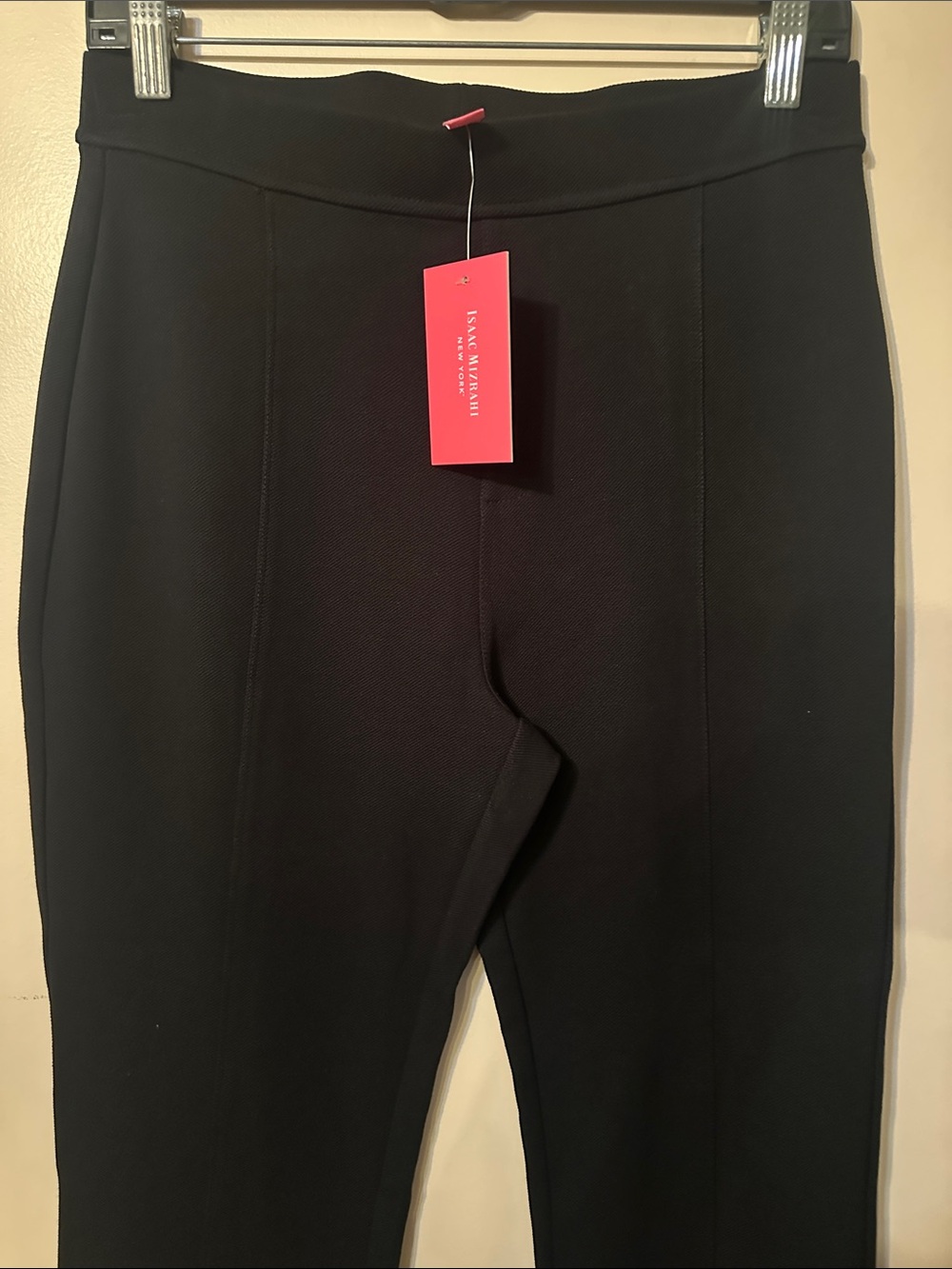Isaac Mizrahi Black Ponte Skinny Pull-On Pants